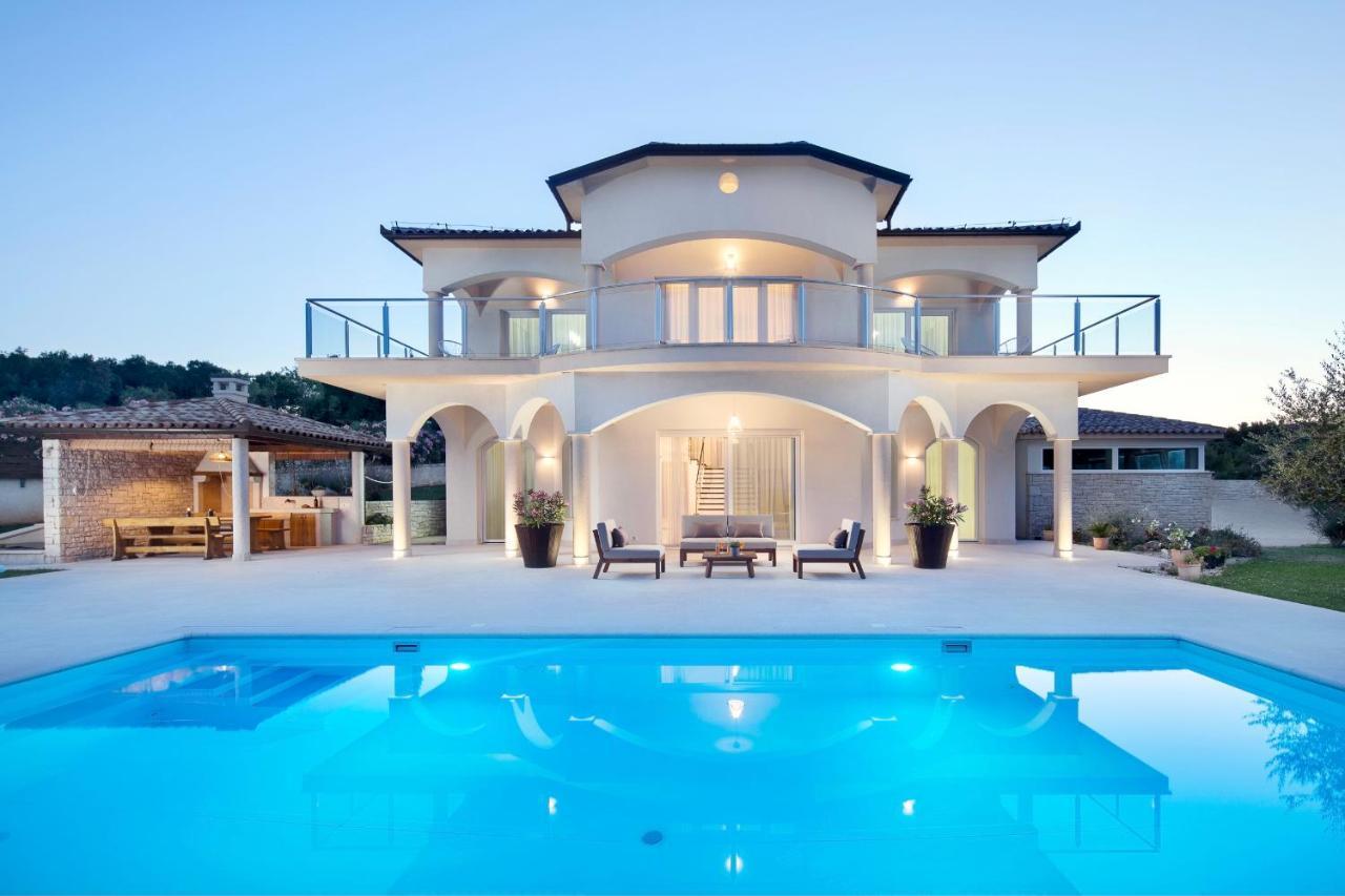 Luxury Panorama Vila With Amazing Seaview In Gondolici 7 Km From Rabac Labin (Istria) Exterior foto