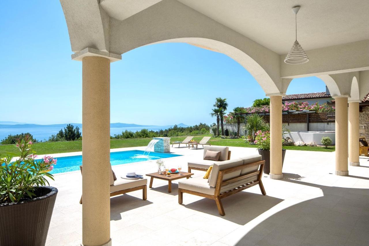 Luxury Panorama Vila With Amazing Seaview In Gondolici 7 Km From Rabac Labin (Istria) Exterior foto