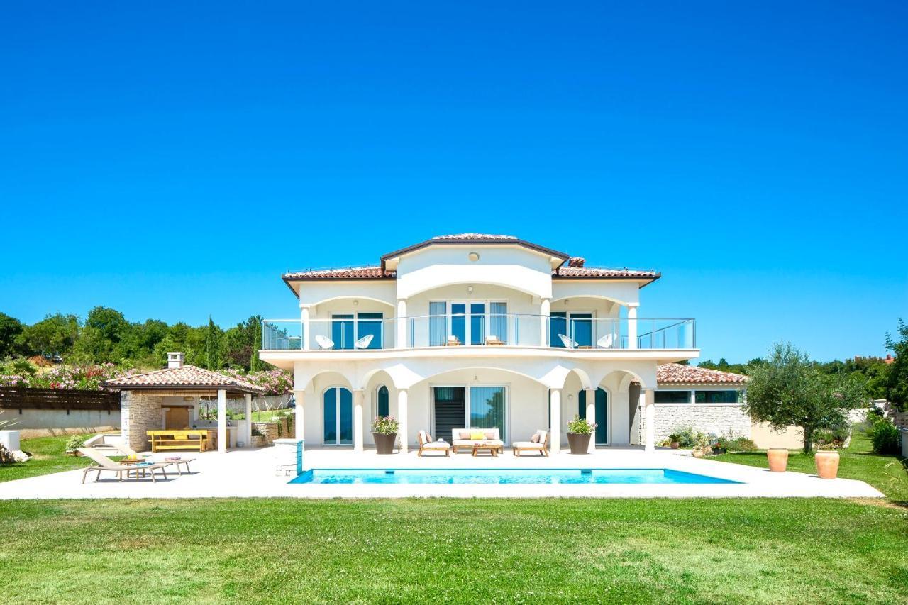 Luxury Panorama Vila With Amazing Seaview In Gondolici 7 Km From Rabac Labin (Istria) Exterior foto