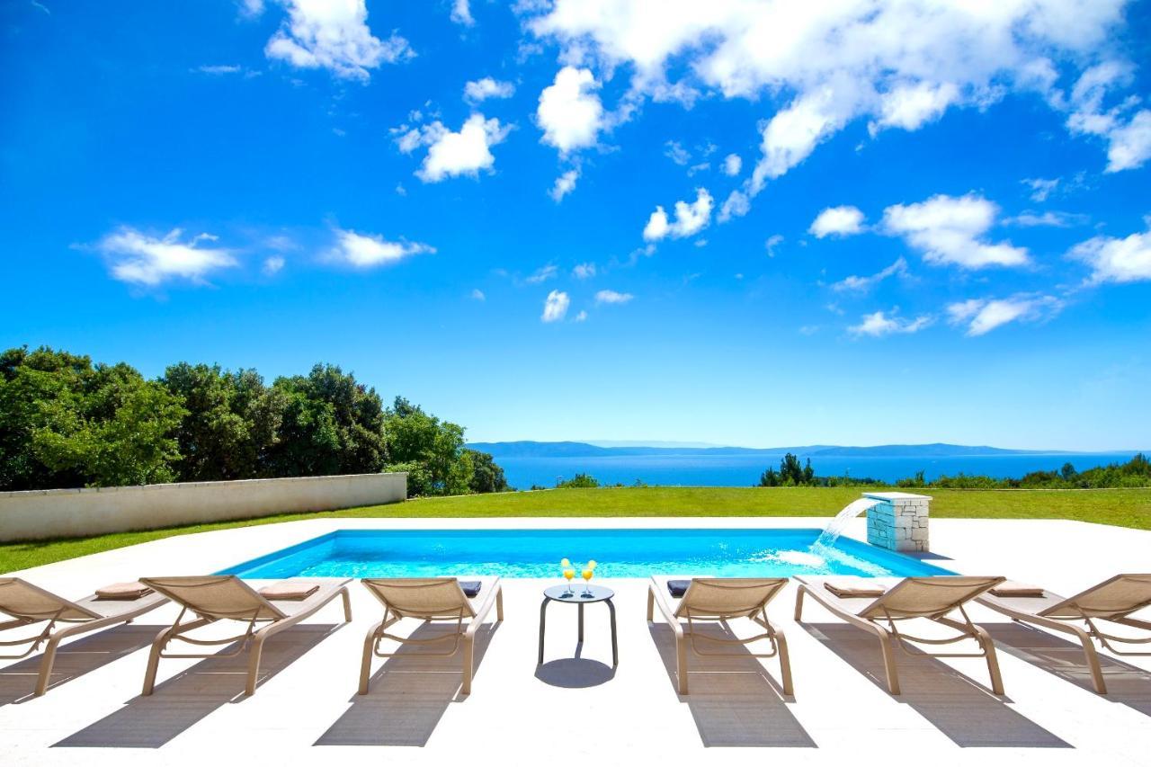 Luxury Panorama Vila With Amazing Seaview In Gondolici 7 Km From Rabac Labin (Istria) Exterior foto