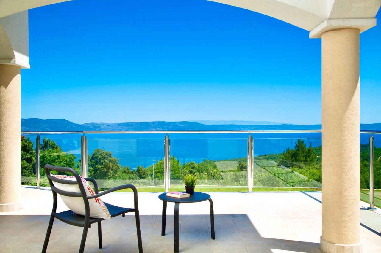 Luxury Panorama Vila With Amazing Seaview In Gondolici 7 Km From Rabac Labin (Istria) Exterior foto
