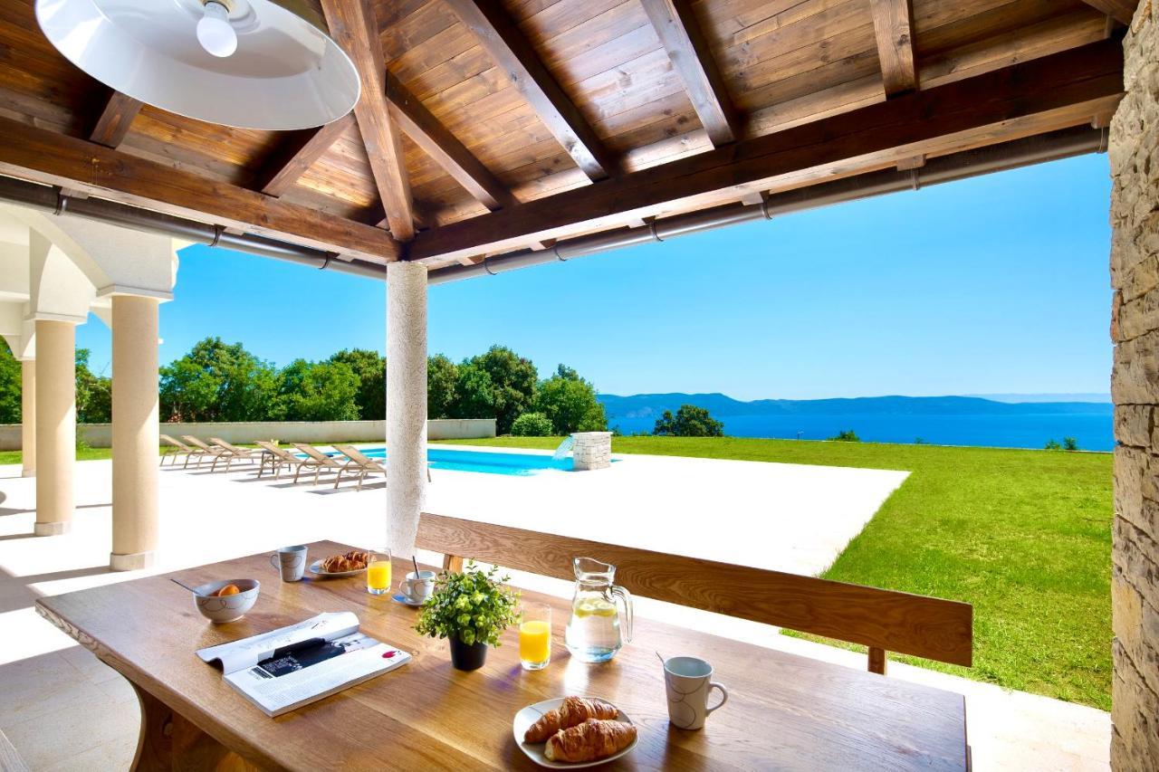 Luxury Panorama Vila With Amazing Seaview In Gondolici 7 Km From Rabac Labin (Istria) Exterior foto