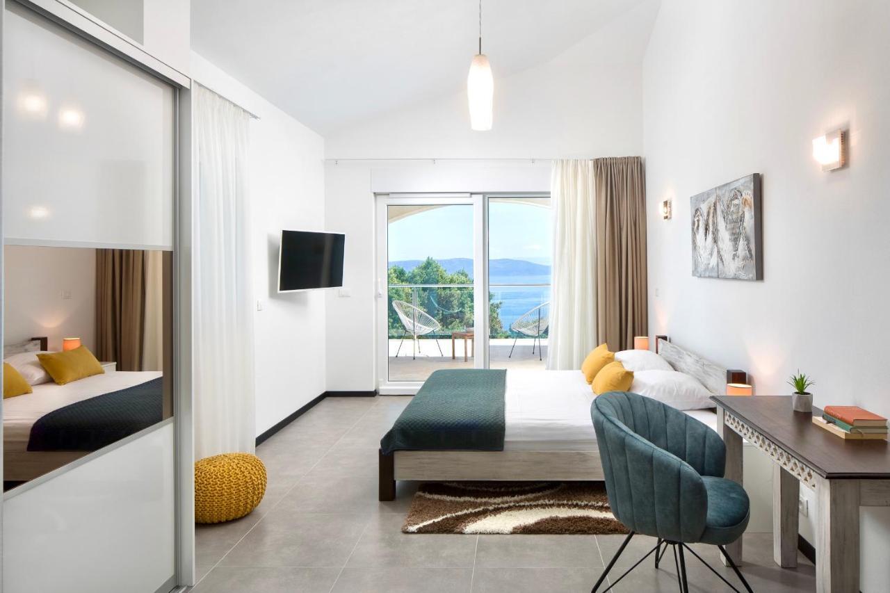 Luxury Panorama Vila With Amazing Seaview In Gondolici 7 Km From Rabac Labin (Istria) Exterior foto
