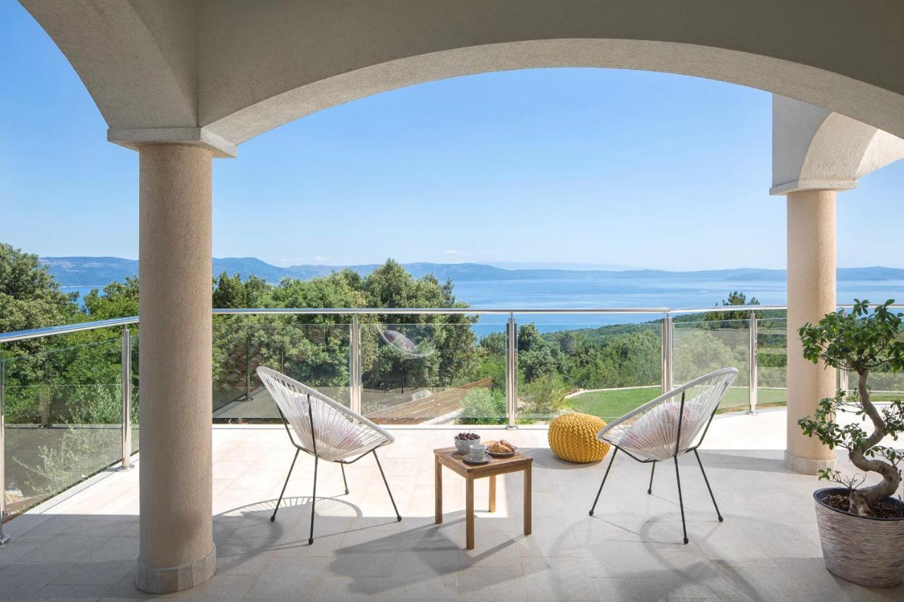 Luxury Panorama Vila With Amazing Seaview In Gondolici 7 Km From Rabac Labin (Istria) Exterior foto